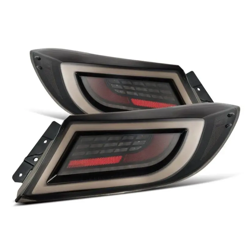 Alpharex 22-24 Toyota Gr86 Luxx Led Taillights Black Smoke 1