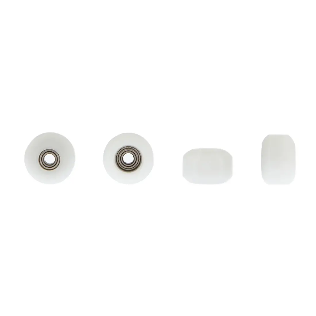 Flatface Street Shape Fingerboard  Wheels - White 1