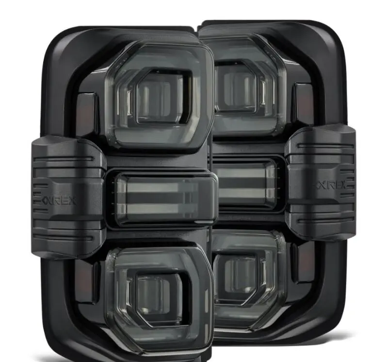 Alpharex 21-24 Ford Bronco Nova Led Tail Lights - Alpha-Black 1