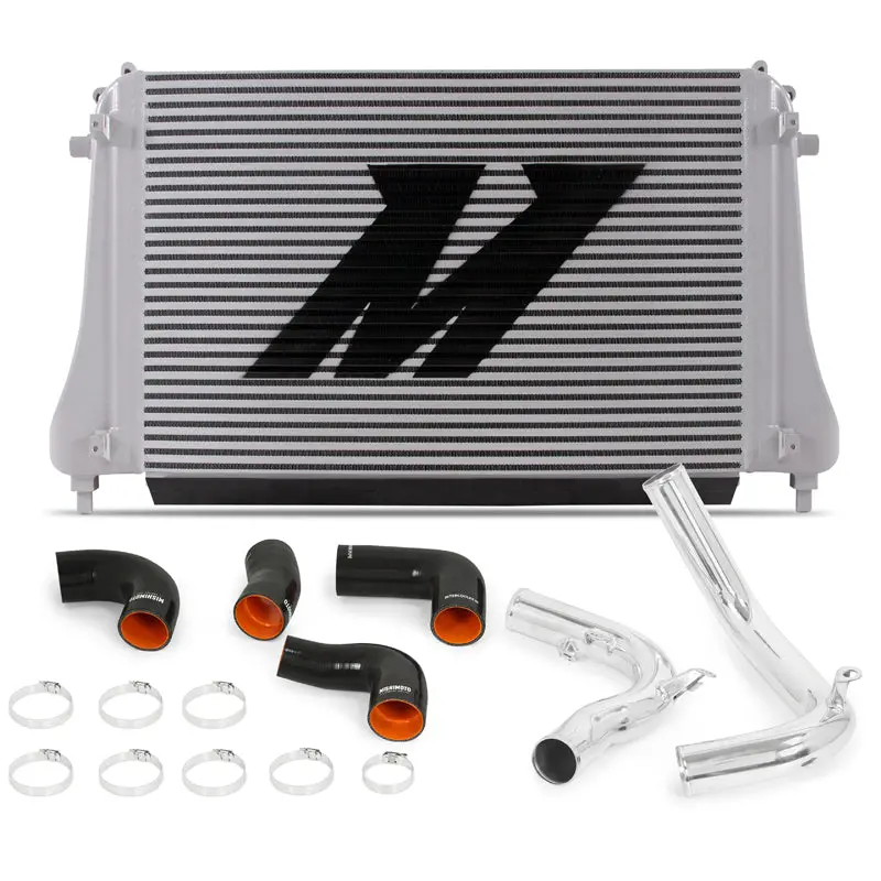 Mishimoto 2015+ Vw Mk7 Golf Tsi / Gti / R Performance Intercooler Kit W/ Pipes (Polished) 1