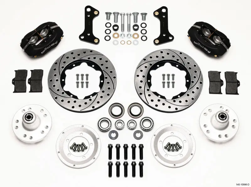 Wilwood Forged Dynalite Front Kit 11.00In Drilled 67-69 Camaro 64-72 Nova Chevelle 1