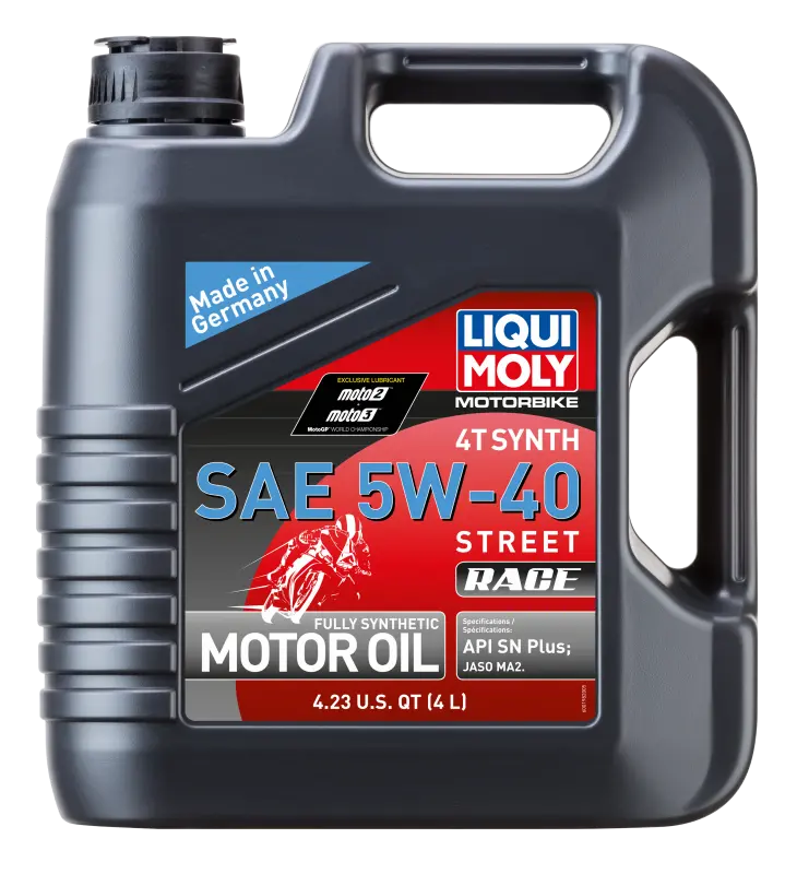Liqui Moly 4L Motorbike 4T Synth 5W40 Street Race 1