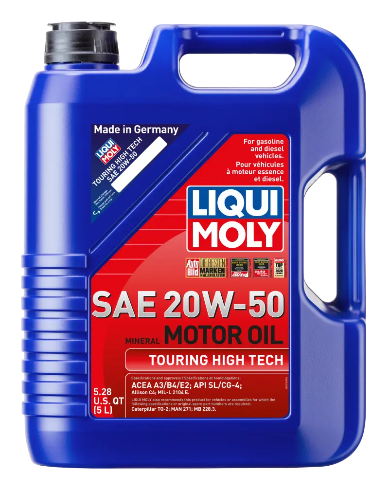Liqui Moly 5L Touring High Tech Motor Oil Sae 20W50 1