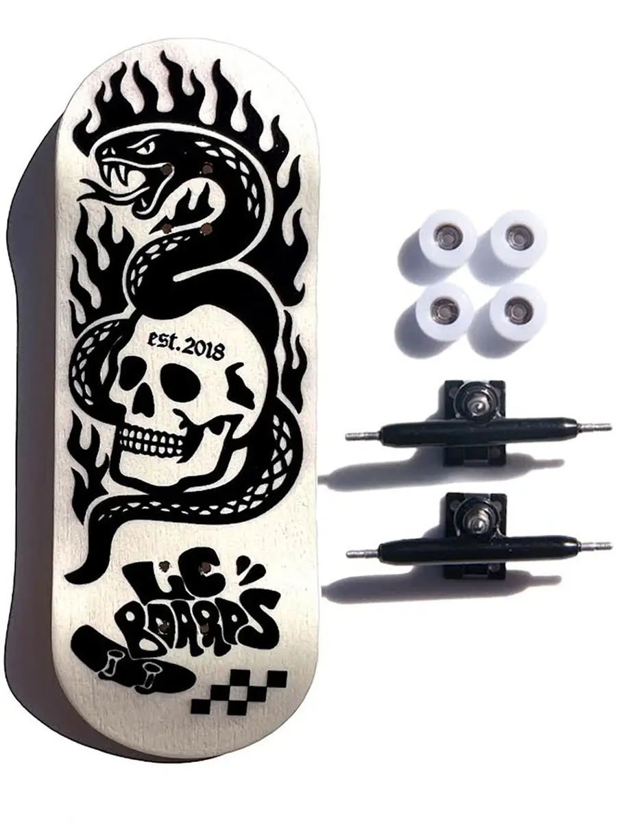 Lc Boards Fingerboard Complete - Skull Graphic 1