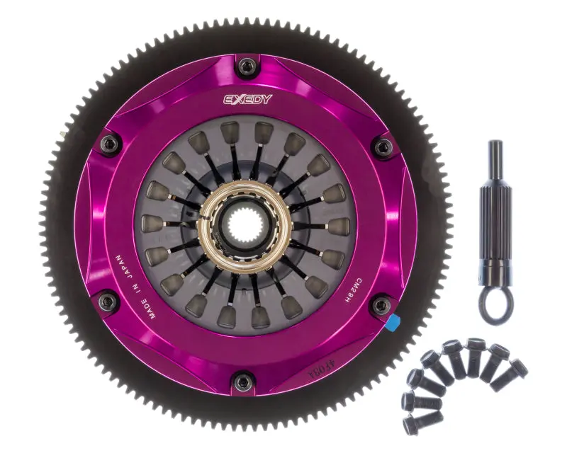 Exedy 2004-2014 Subaru Impreza Wrx Sti H4 Hyper Twin Cerametallic Clutch Sprung Center Disc Pull 2