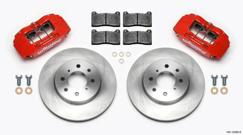 Wilwood Dpha Front Caliper & Rotor Kit Red Honda / Acura W/ 262Mm Oe Rotor 1