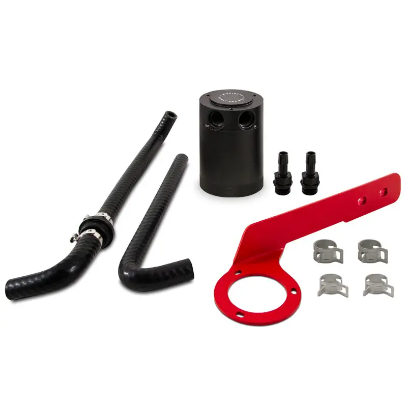Mishimoto 2018+ Honda Accord 2.0T Baffled Oil Catch Can Pcv Side - Red 1