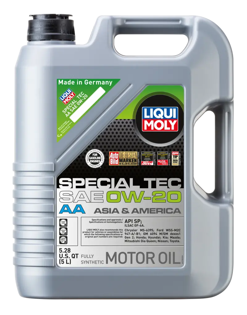 Liqui Moly 5L Special Tec Aa Motor Oil Sae 0W20 1