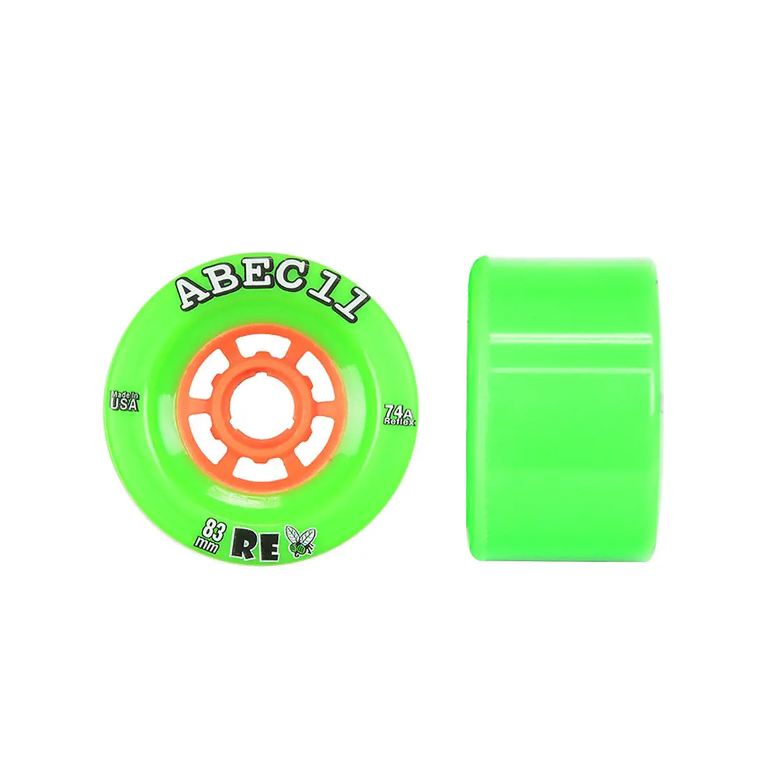 Abec 11 Refly 83Mm 74A 4Pk - Lime Green 1