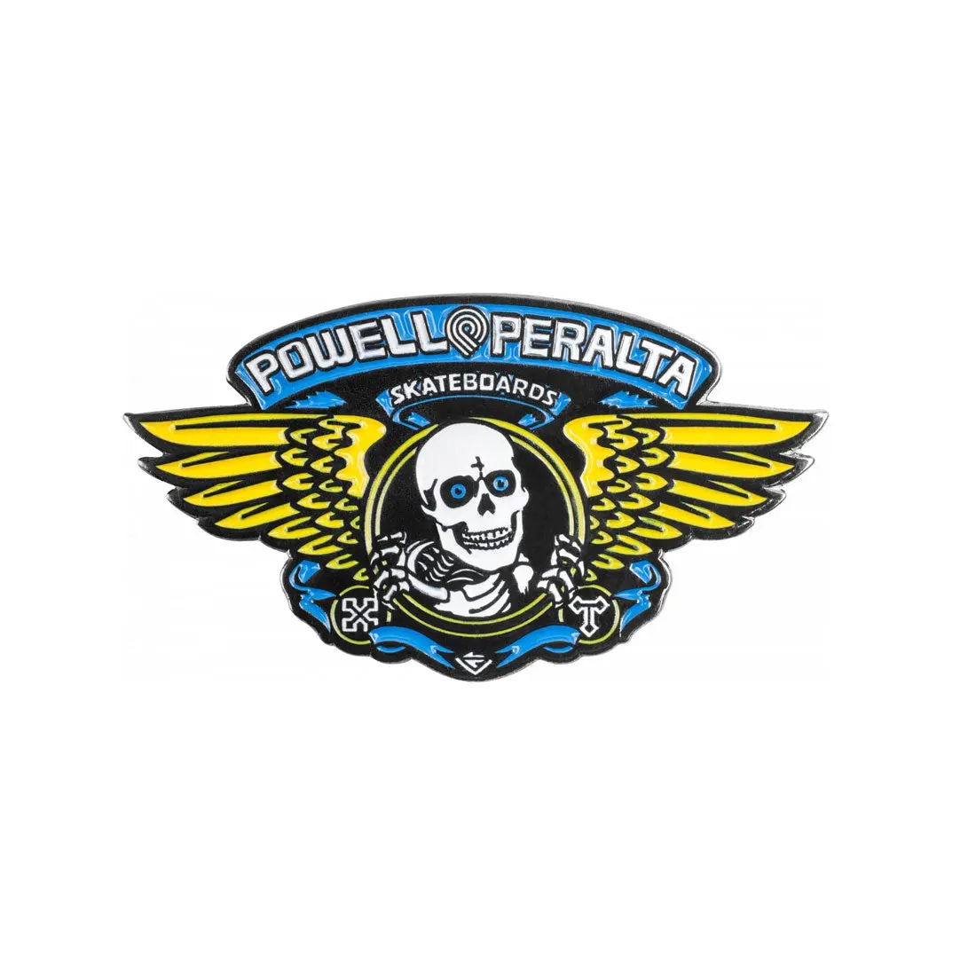 Powell Peralta Winged Ripper Lapel Pin - Blue 1