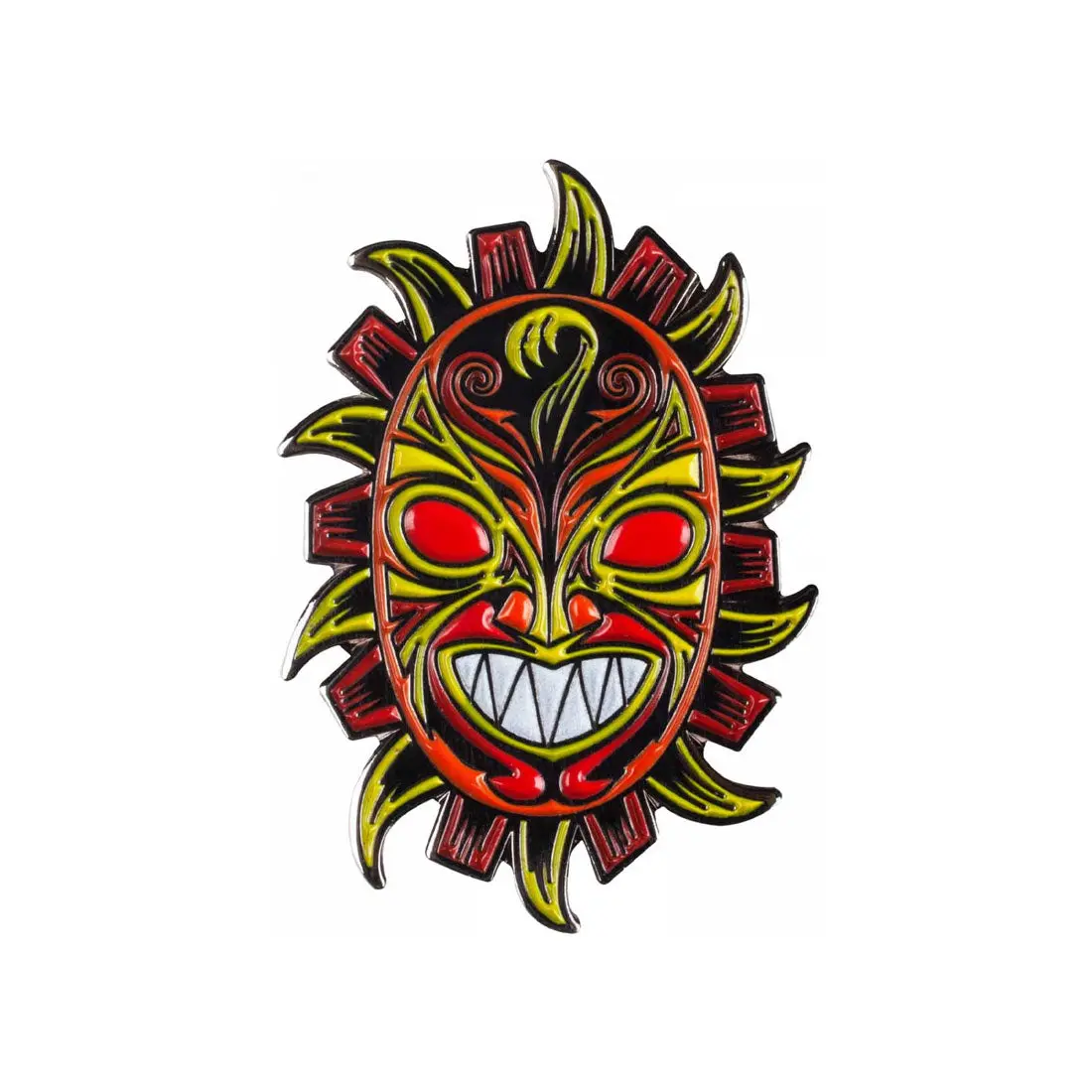 Powell Peralta Guerrero Mask Lapel Pin - Glow 1