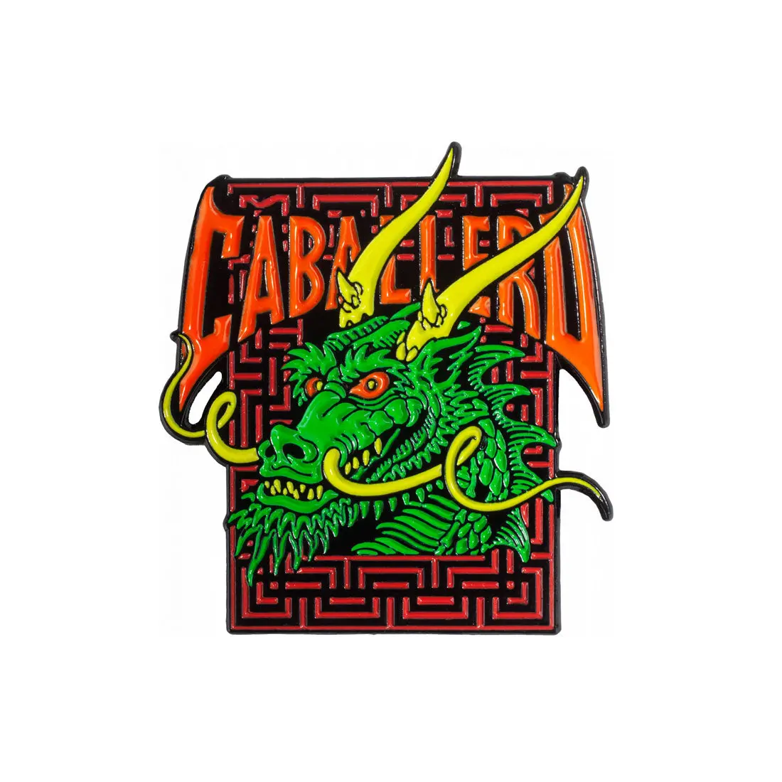 Powell Peralta Cab Street Dragon Lapel Pin - Green 1