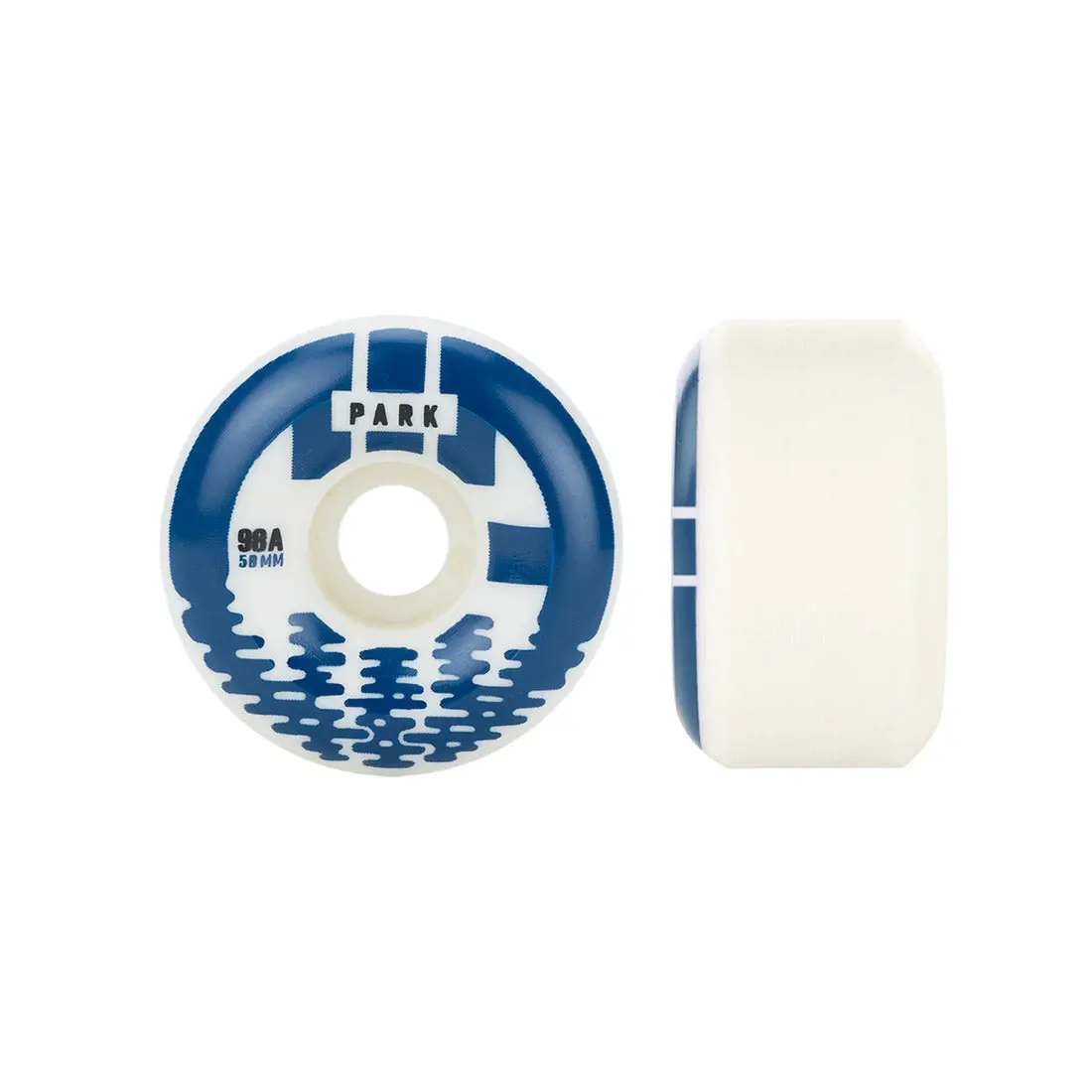 Reckless Cib Park 58Mm 98A Wheels 4Pk - White/Blue 1