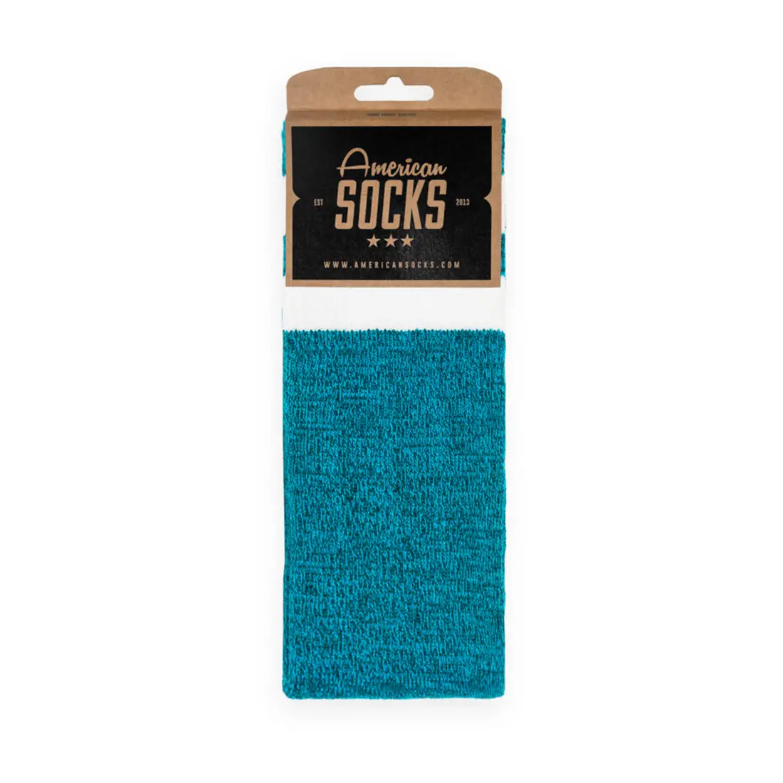 American Socks Btn - Turquoise Noise 1