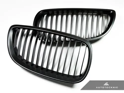 Autotecknic Replacement Stealth Black Front Grilles - E92/ E93 3-Series (Including E9x M3) 1