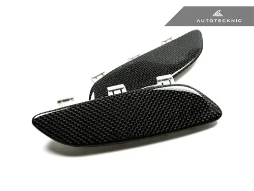 Autotecknic Carbon Fiber Front Bumper Reflectors - Bmw E90 E92 E93 M3 (2008-2013) 1