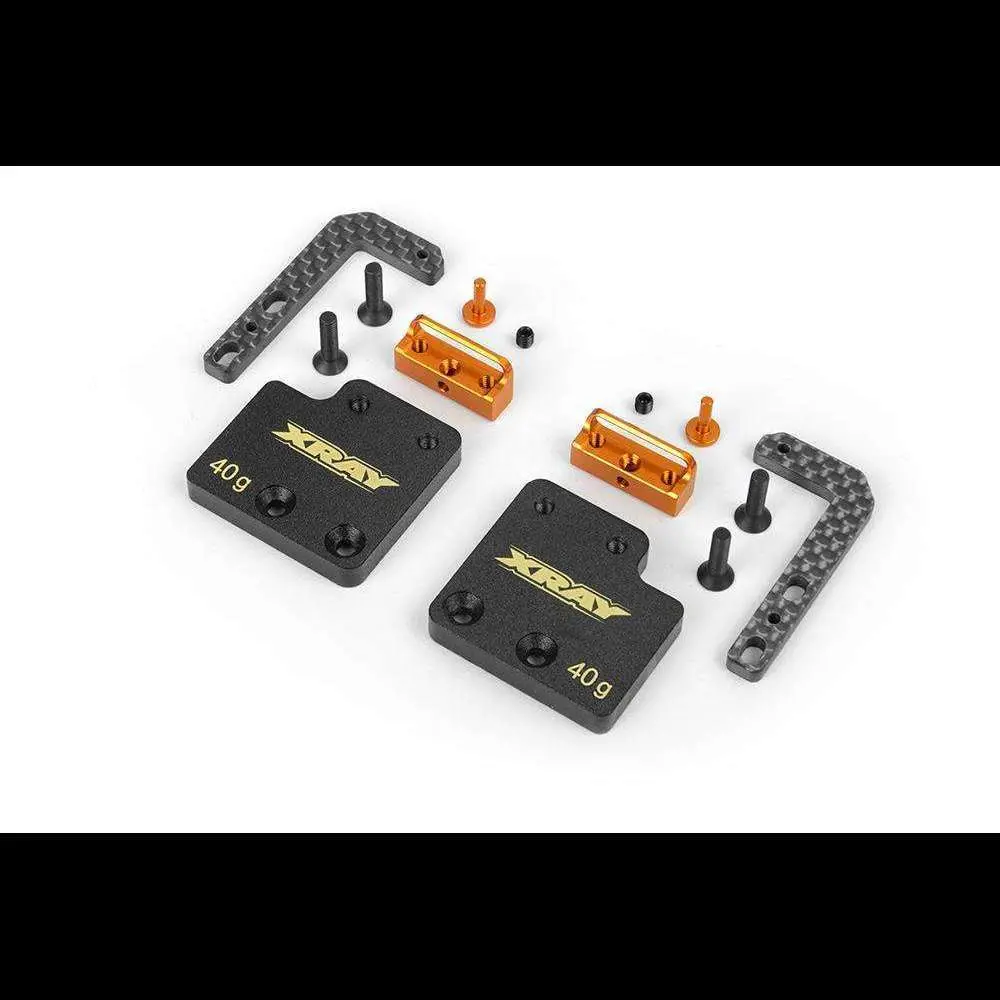 Xray Fully Adjustable Battery Holder + Weight For Shorty Batteries 1