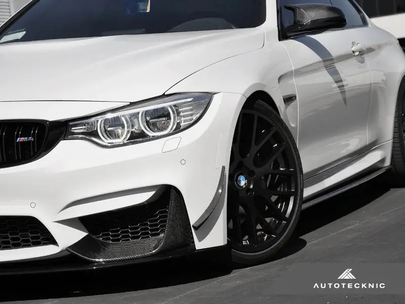Autotecknic Front Bumper Dry Carbon Canard Set - F80 M3 | F82/ F83 M4 1