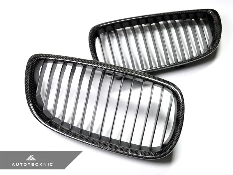 Autotecknic Replacement Carbon Front Grilles - E92/ E93 3-Series (Including E9x M3) 1