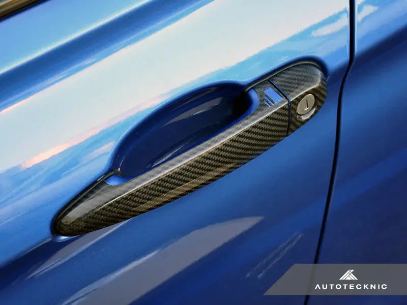 Autotecknic Dry Carbon Fiber Door Handle Trims - F80 M3 | F82/ F83 M4 4