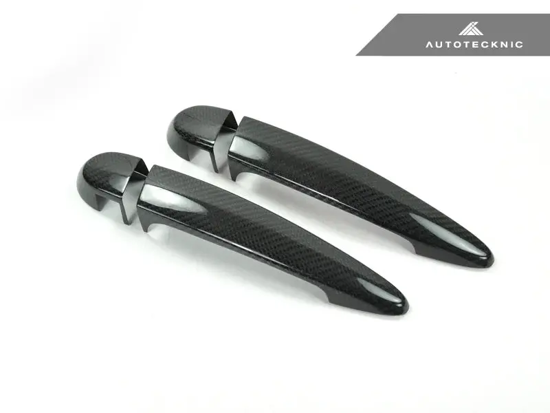 Autotecknic Dry Carbon Fiber Door Handle Trims - F80 M3 | F82/ F83 M4 1