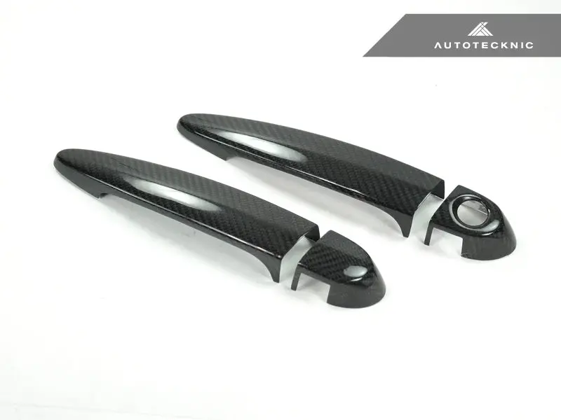 Autotecknic Dry Carbon Fiber Door Handle Trims - E90/ E92/ E93 M3 1
