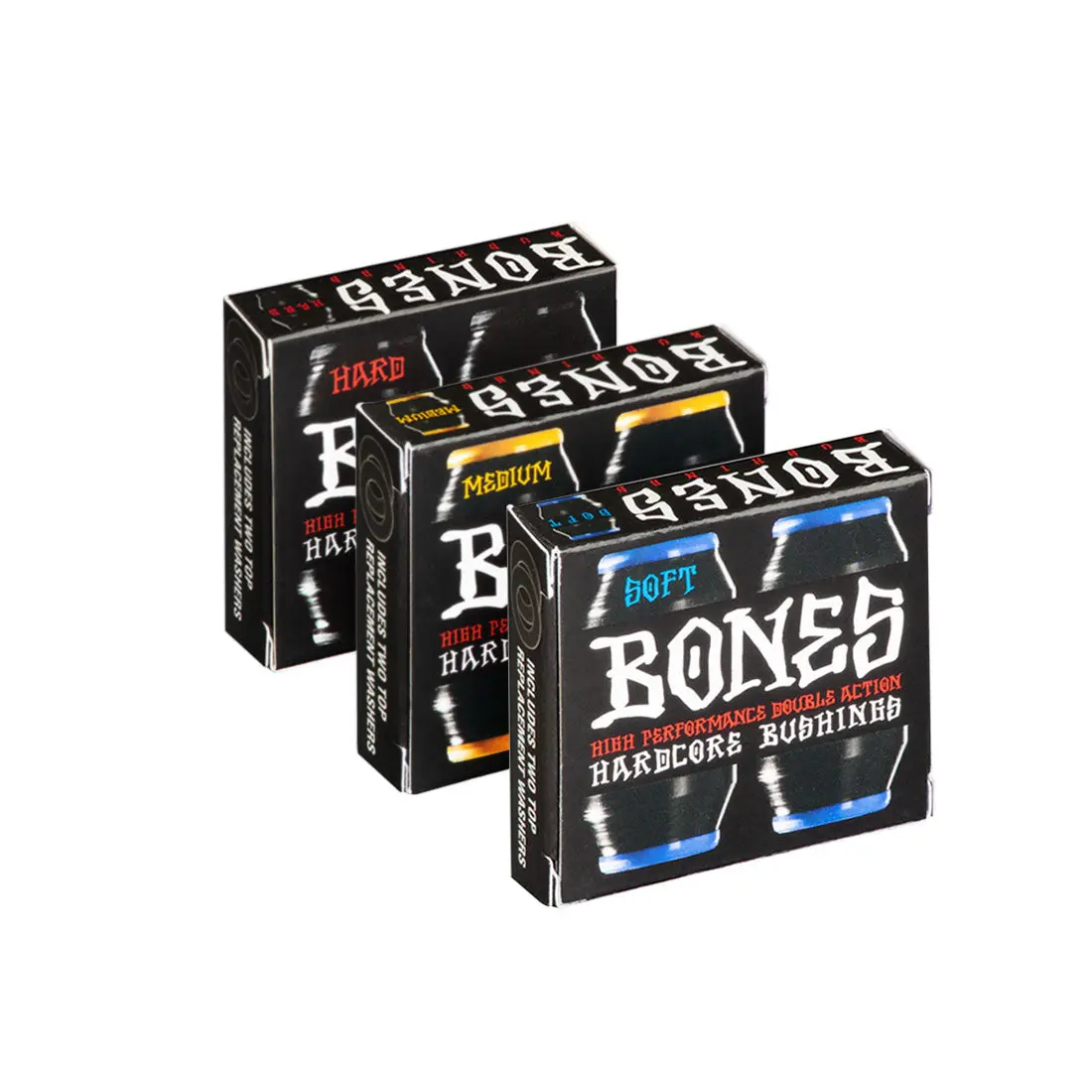 Bones Hardcore Conical Bushings 4Pk - Black 1