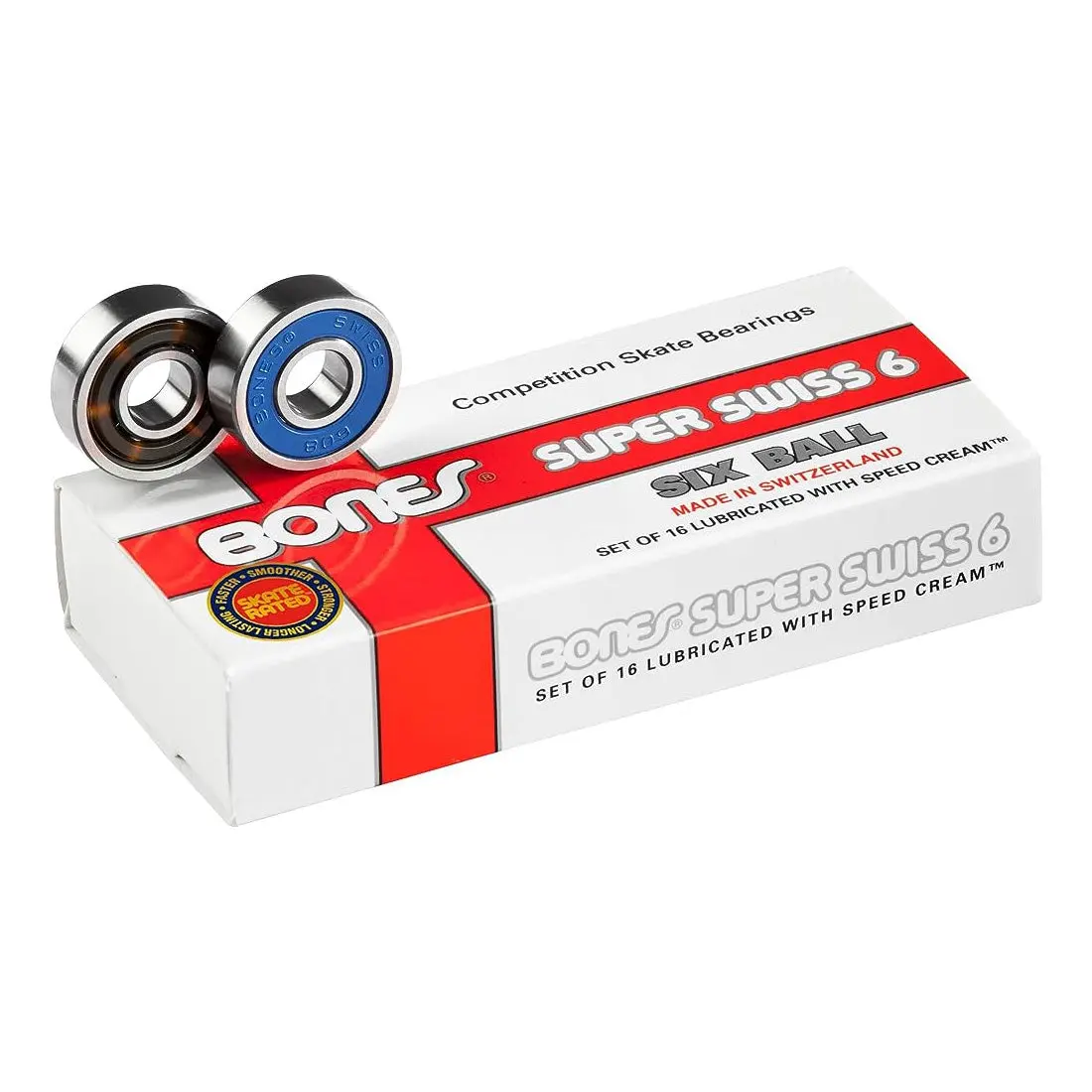 Bones Super Swiss 6 Bearings 16Pk 1