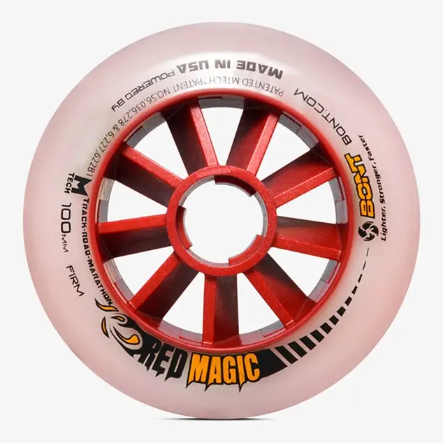 Bont Red Magic Wheel 100Mm 1