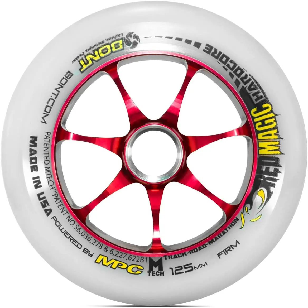 Bont Red Magic Hardcore Wheel 125Mm 1