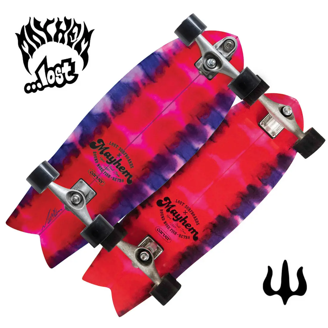 Carver X Lost Rnf Retro Pink 29.5 Complete 1