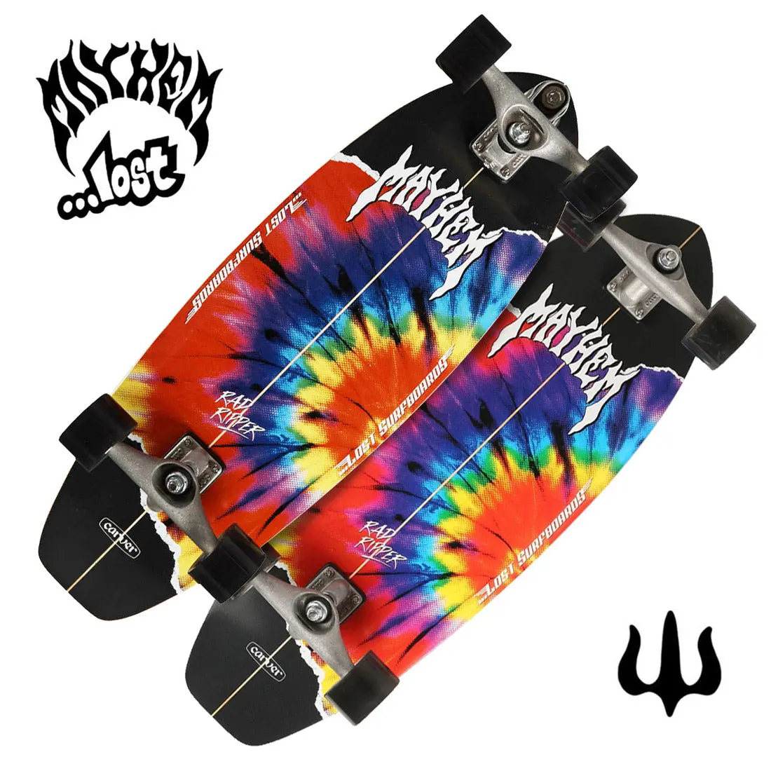 Carver X Lost Rad Ripper Tie Dye 31 Complete 1