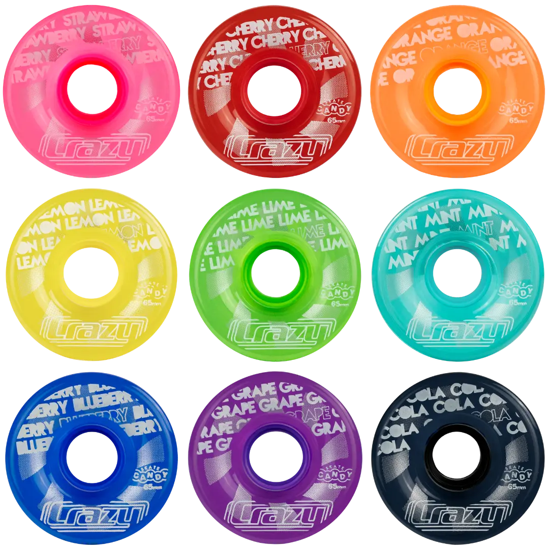 Crazy Candy Outdoor Wheels 65Mm 78A 4Pk 1