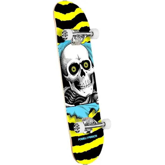 Powell Peralta Ripper Yellow/Blue 7" X 28" Complete Skateboard 1