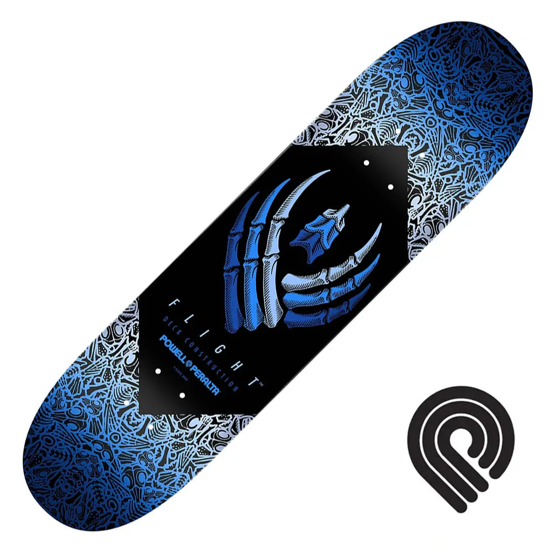 Powell Peralta Flight Bones 9.0 Deck - Blue 1