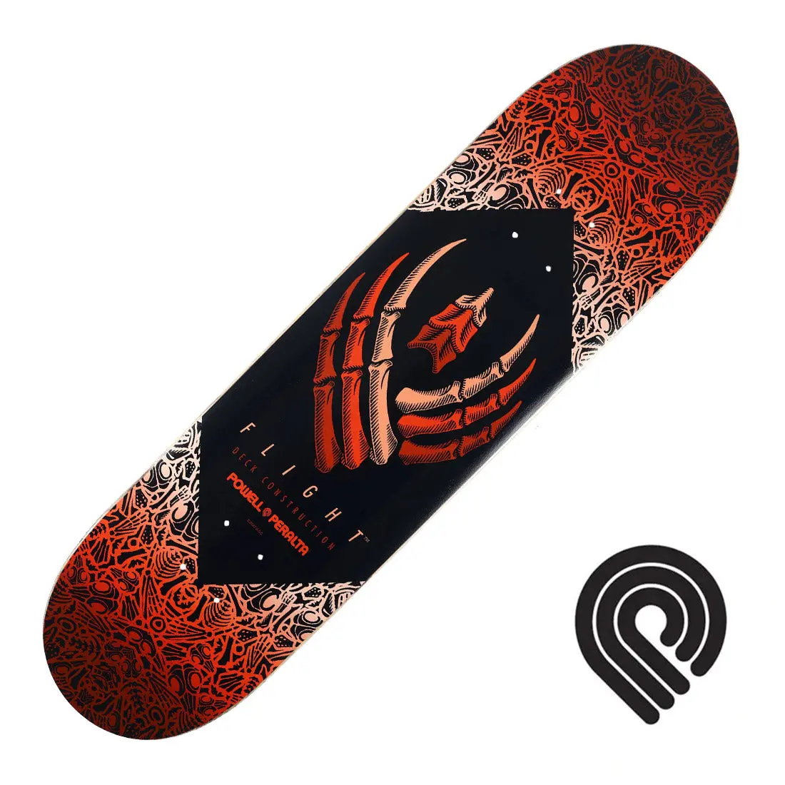 Powell Peralta Flight Bones 8.5 Deck - Orange 1