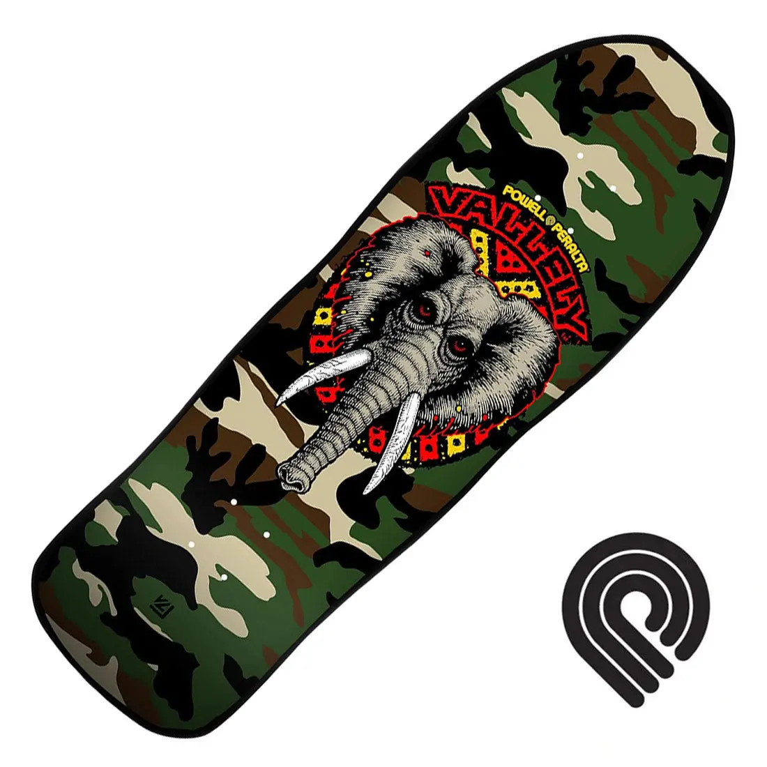 Powell Peralta Vallely Elephant 10.0 Deck - Camo 1