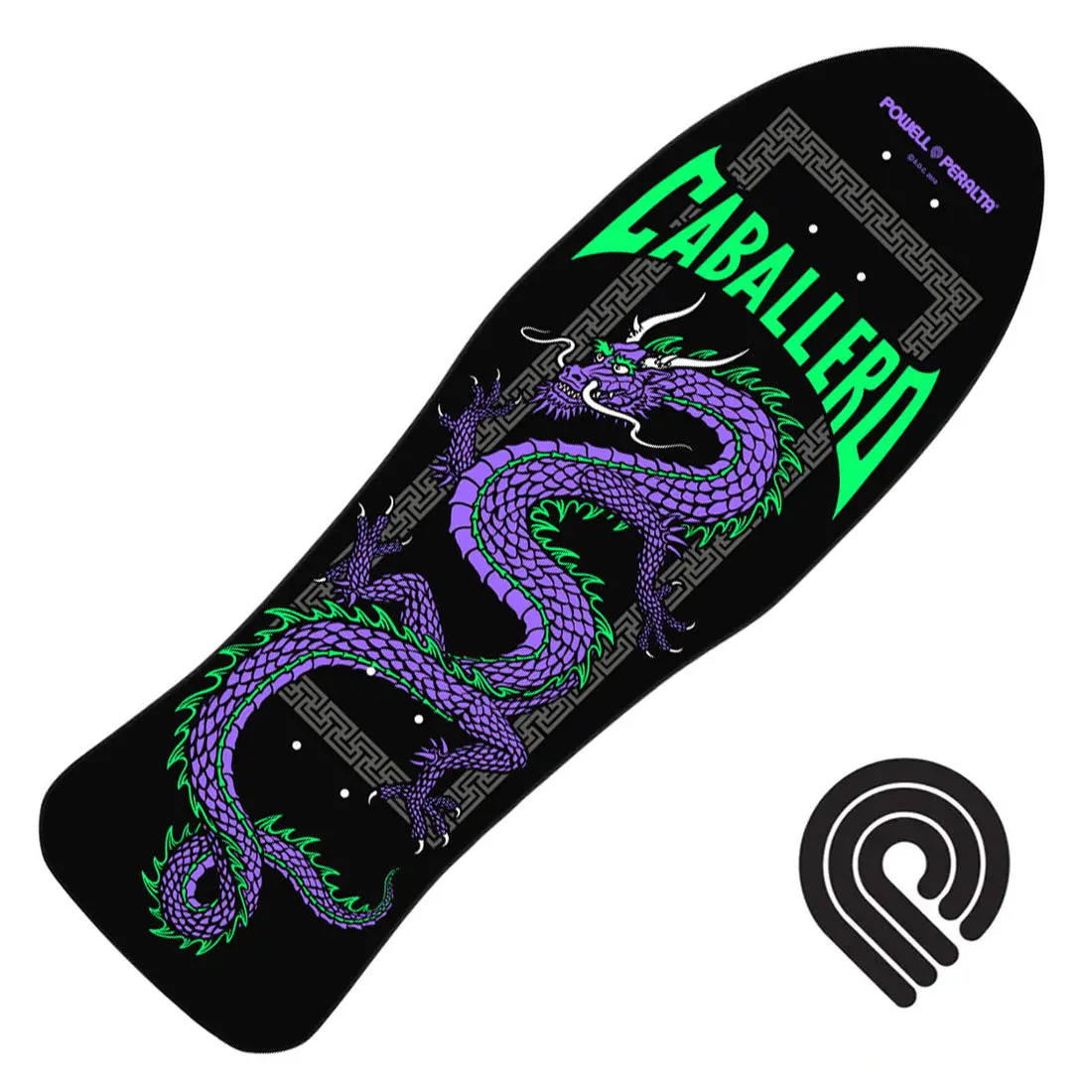Powell Peralta Cab Chinese Dragon 10.0 Deck - Black/Purple 1