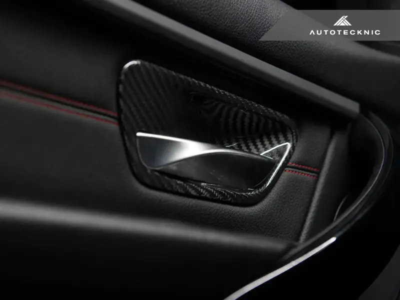 Autotecknic Dry Carbon Interior Door Handle Trims - Bmw F-Chassis 1