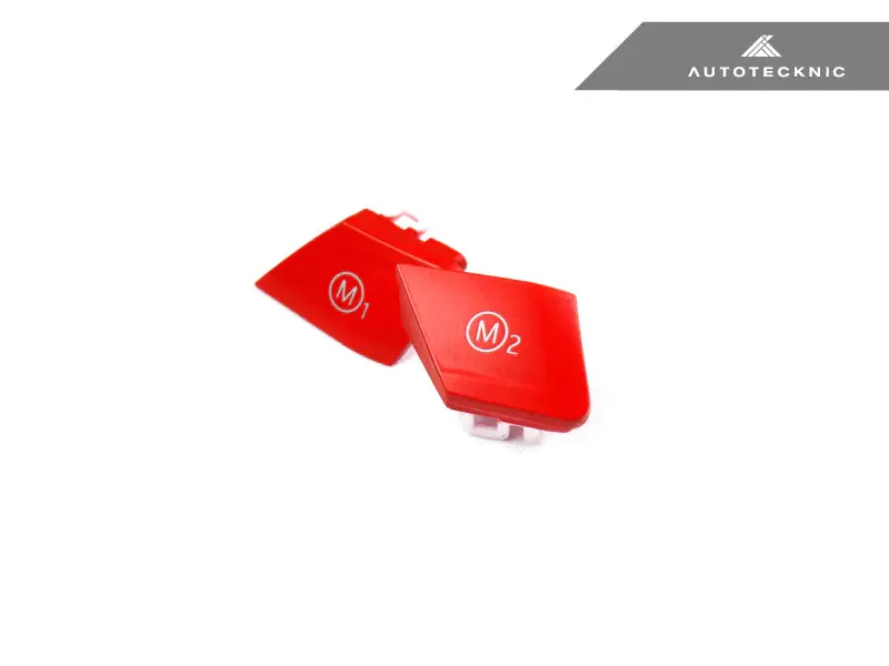 Autotecknic Satin Red M1/ M2 Button Set - F80 M3 | F82/ F83 M4 1