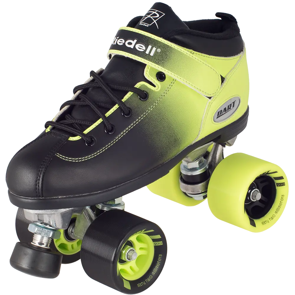 Riedell Dart Ombré - Black/Green 1
