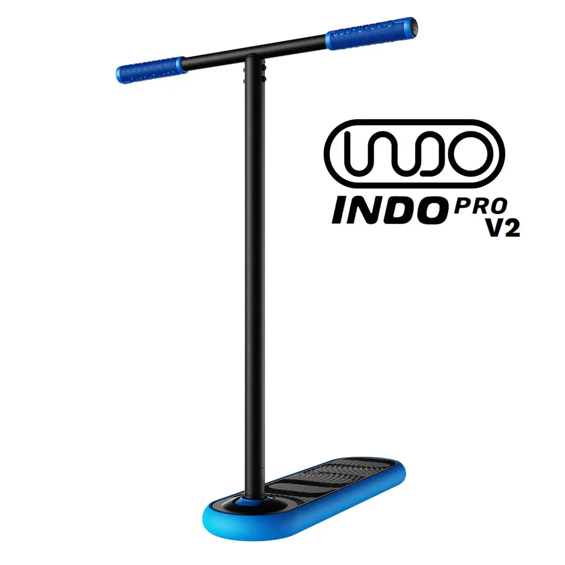 Indo Pro V2 Tramp Scooter - Black/Blue 1