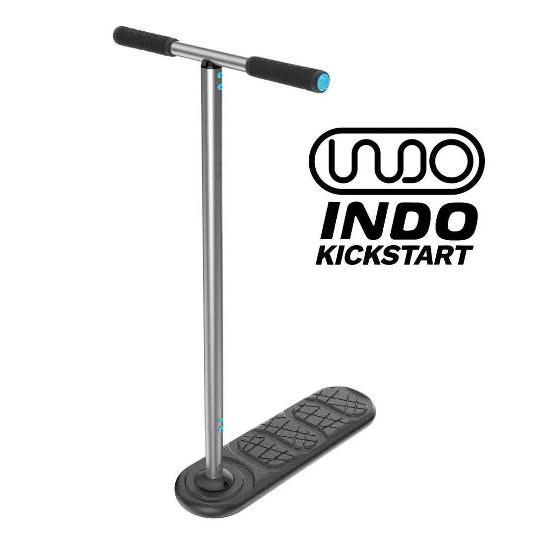 Indo Kickstart Classic Tramp Scooter - Black 1