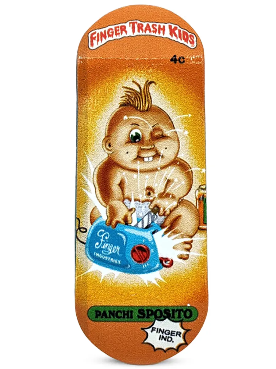 Finger Industries Fingerboard Deck - Finger Trash Kids Panchi Sposito 1