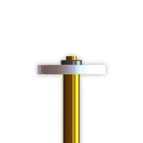 Tekno Rc - Shock Piston Blanks (Cnc, Flat/Flat, 16 Dimples) 2