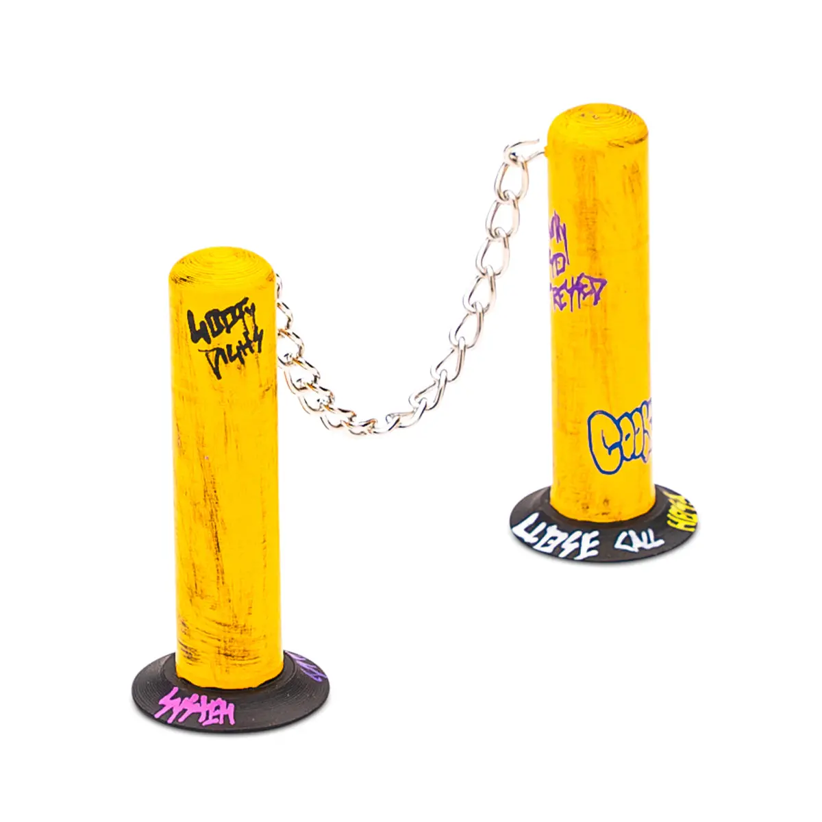 Futureboundprints Fingerboard Ramp - Thrashed Chain Barrier 1