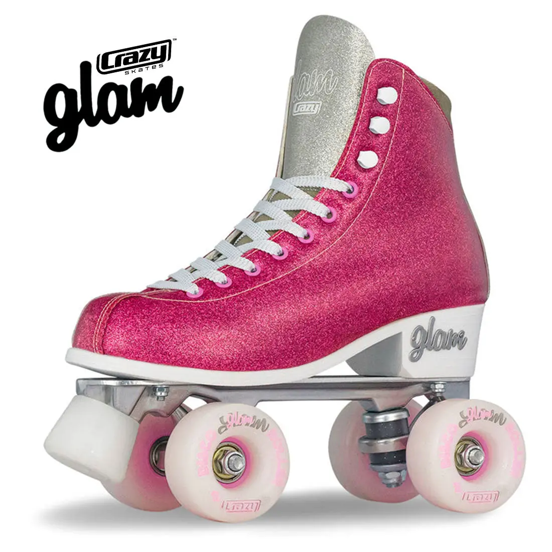 Crazy Disco Glam Pink/Silver - Adult 1
