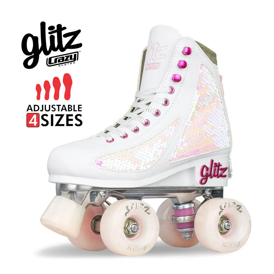 Crazy Disco Glitz Pearl - Kids Adjustable 1