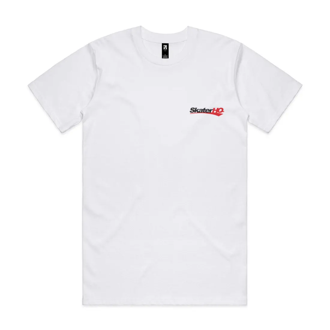 Skater Hq Adult Swoosh Tee - White 1