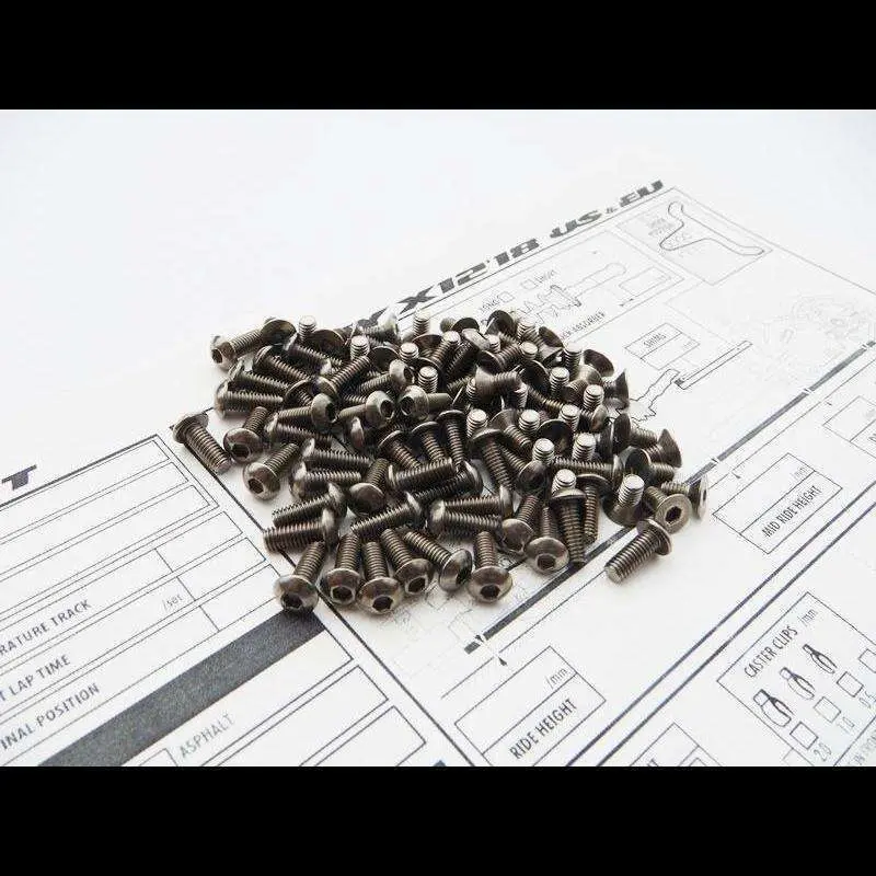 Hiro Seiko All Titanium Hex Screw Set For Xray X12 2018 1